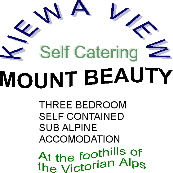 Kiewa View self catering three bedroom sub alpine accommodation at Mount Beauty in the foothills of the Victorian Alps, North East Victoria. Australia's mountain bike capital near Bright, closest town to Falls Creek Ski Resort.